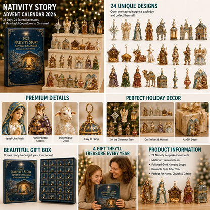 2026 Nativity Story Advent Calendar – 24 Days of Sacred Christmas Surprises
