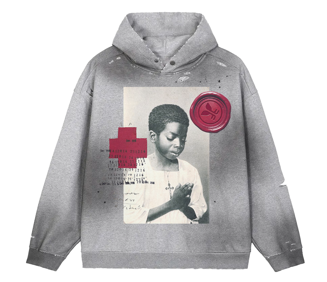 Devotion Faded Distress Hoodie