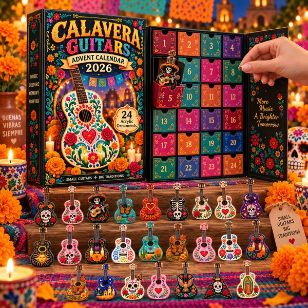 Dia de Muertos 2026 Advent Calendar 24 Day Day of the Dead
