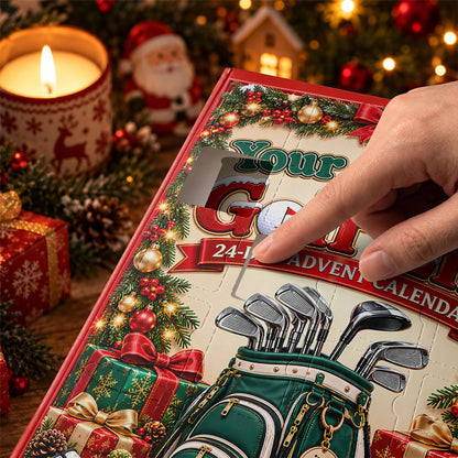 Golf Life Christmas Advent Calendar Gifts For Golfer, Golf Lovers - Personalized Christmas Advent Calendar