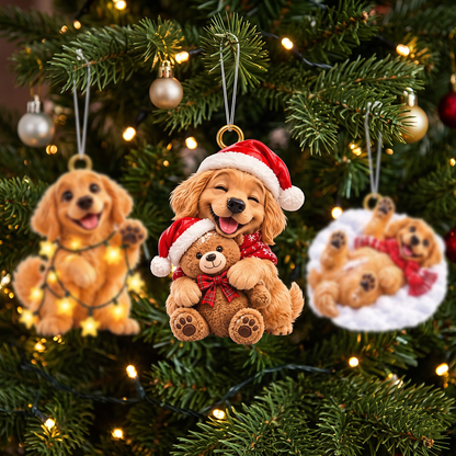Christmas Golden Advent Calendar 2026 - 24 Day Spirits Countdown, Acrylic Charms Blind Box - Gift For Family