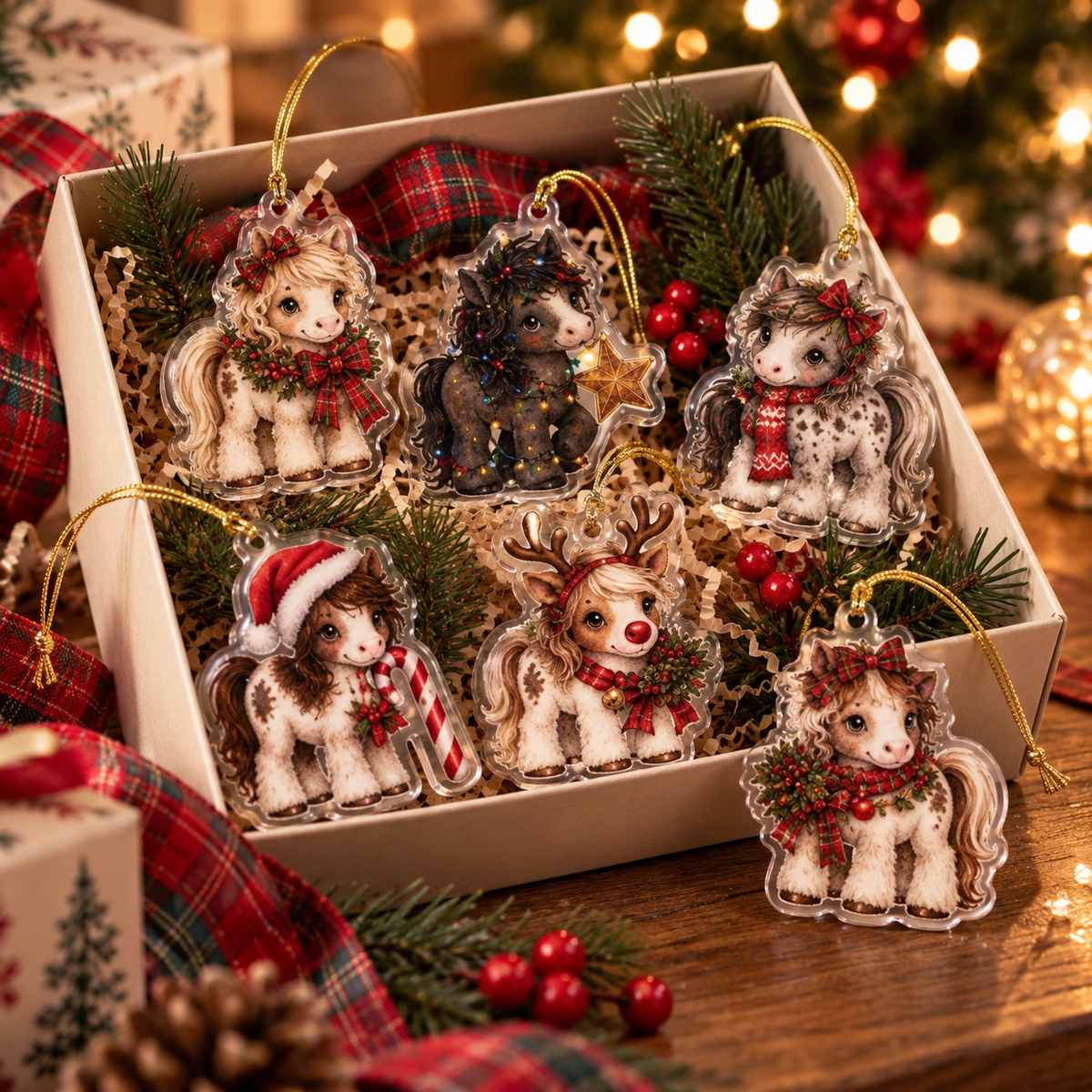 Personalized Christmas Pony Advent Calendar: Custom Name Horse Blind Box