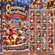 Gnome Advent Calendar 2026, 24 Piece Gnome Ornament Set, Gnome Blind Box Advent Calendar, Cute Gnome Countdown Gift for Home Decor