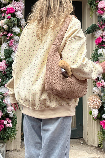 Ditsy Floral Crew Neck Sweatshirt