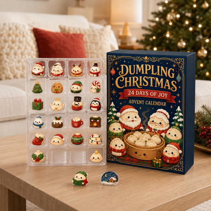 Dumpling Christmas Advent Calendar: 24-Day Blind Box Charms