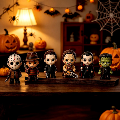 Halloween Box Advent Calendar 24 Days Horror Mini Figurines Countdown Box, Spooky Movie Character Toy Blind Box, Halloween Gift for her