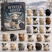 Winter Sheep Advent Calendar 2026 - 24-Day Festive Countdown, Acrylic Charms Blind Box - Gift For Farm Lovers