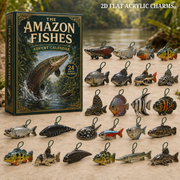 Amazon Fished Advent Calendar 2026 - 24-Day Festive Countdown, Acrylic Charms Blind Box - Gift For Fish Lovers