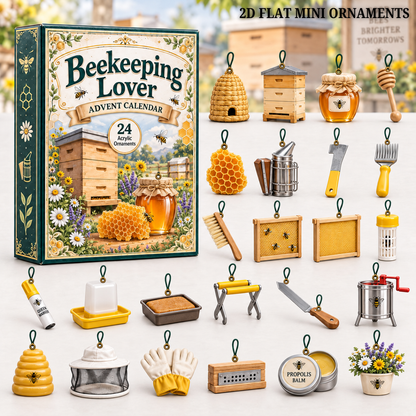 Beekeeping Lover Advent Calendar 2026 - 24-Day Festive Countdown, Acrylic Charms Blind Box - Gift For Outdoor Hobby Lovers