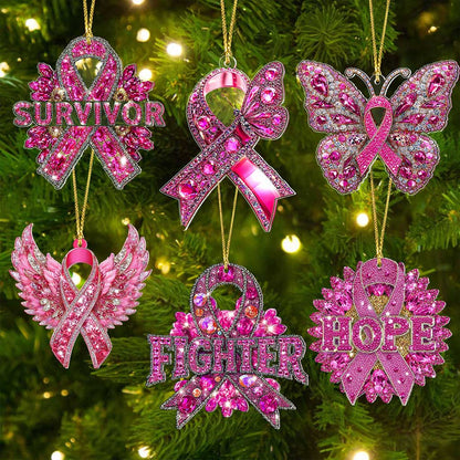 Breast Cancer Awareness Acrylic Ornament QFTZ5260801