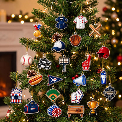 Baseball Advent Calendar 2026, Custom Name & Face Photo, Personalized Christmas Countdown