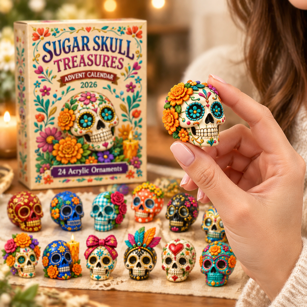 24 Days of Sugar Skull Treasures Advent Calendar
