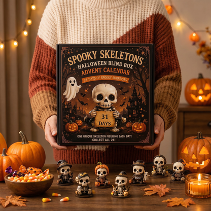 Spooky Skeletons Halloween Blind Box Advent Calendar