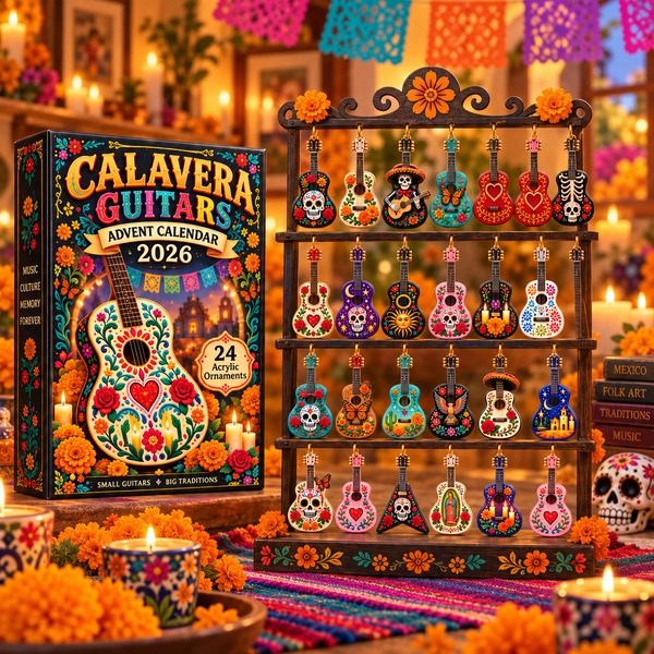 Dia de Muertos 2026 Advent Calendar 24 Day Day of the Dead