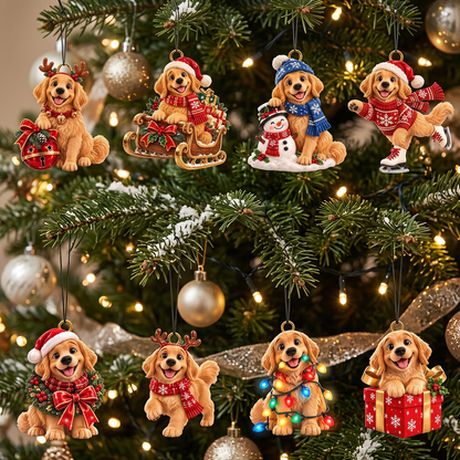 Christmas Golden Advent Calendar 2026 - 24 Day Spirits Countdown, Acrylic Charms Blind Box - Gift For Family