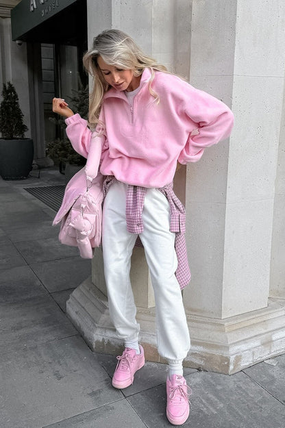 Fleece Quarter Zip Pullover