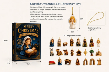 Holy Night - 2026 Advent Calendar Blind Box of 24 Ornament