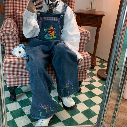 90's Kids Cartoon Overalls