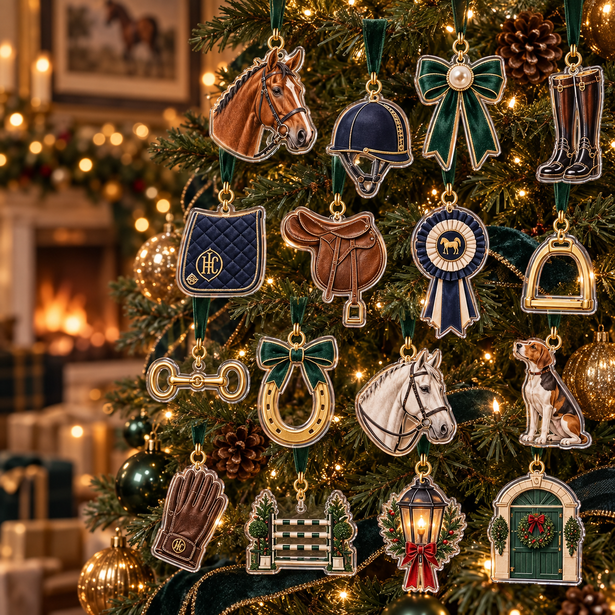 Equestrian Advent Calendar 2026, 24 Day Horse Xmas Countdown, Horse Riding Ornaments, Equestrian Gift for Horse Lover, Rider Holiday Decor