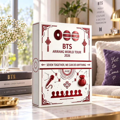 BTS World Tour 2026 Advent Calendar, Arirang 24 Day Blind Box, Kpop Charm Countdown Gift Set, Fan Collectible Christmas Gift