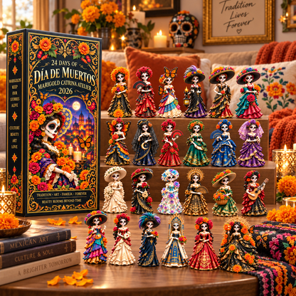 24 Days of Day of the Dead Marigold Catrina Atelier - Advent Calendar 2026