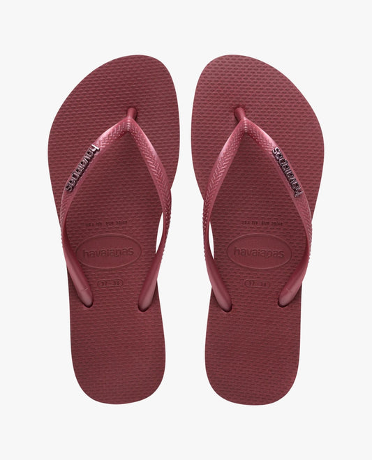 HAVAIANAS Beach Flip Flops & Stylish Summer Flip Flop Sandals Burgundy