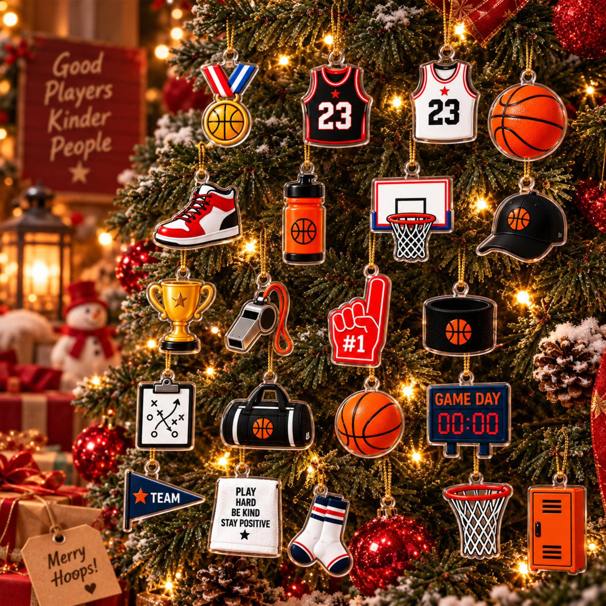 Personalized Basketball Advent Calendar, Custom Photo & Name, Christmas Gift for Basketball Player