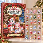 Unicorn Advent Calendar 2026, Christmas Countdown Gift, 24 Day Unicorn Charms, Kids Holiday Keepsake, Magical Christmas Decor, GIFT For Kid
