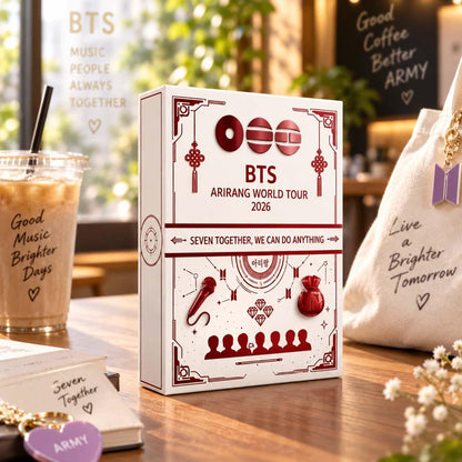 BTS World Tour 2026 Advent Calendar, Arirang 24 Day Blind Box, Kpop Charm Countdown Gift Set, Fan Collectible Christmas Gift