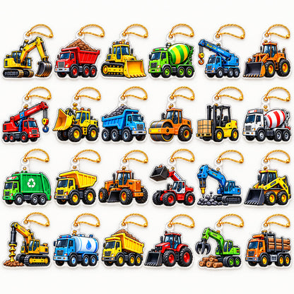 24 Days of Big Rigs - Personalized Christmas Advent Calendar