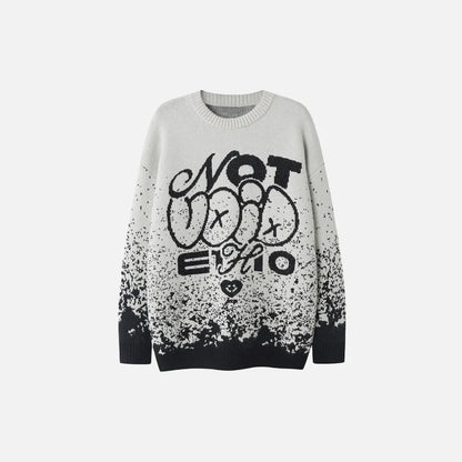 Y2K Sesame Jacquard Sweater