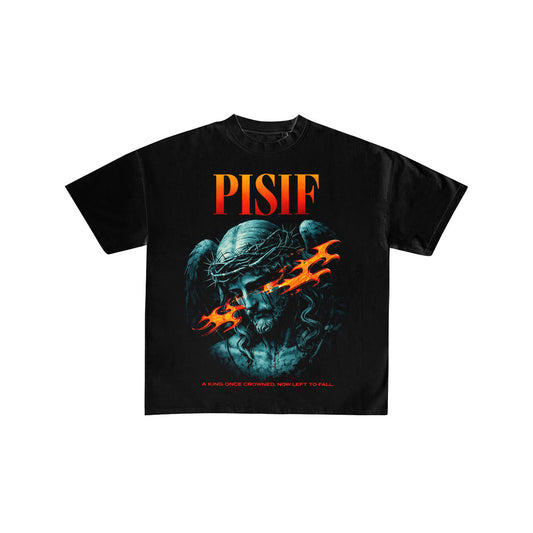 Crowned King Graphic Oversized Streetwear T-Shirt