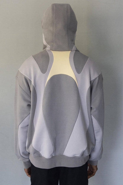 Color Block Zip Hoodie