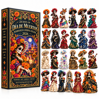 24 Days of Day of the Dead Marigold Catrina Atelier - Advent Calendar 2026