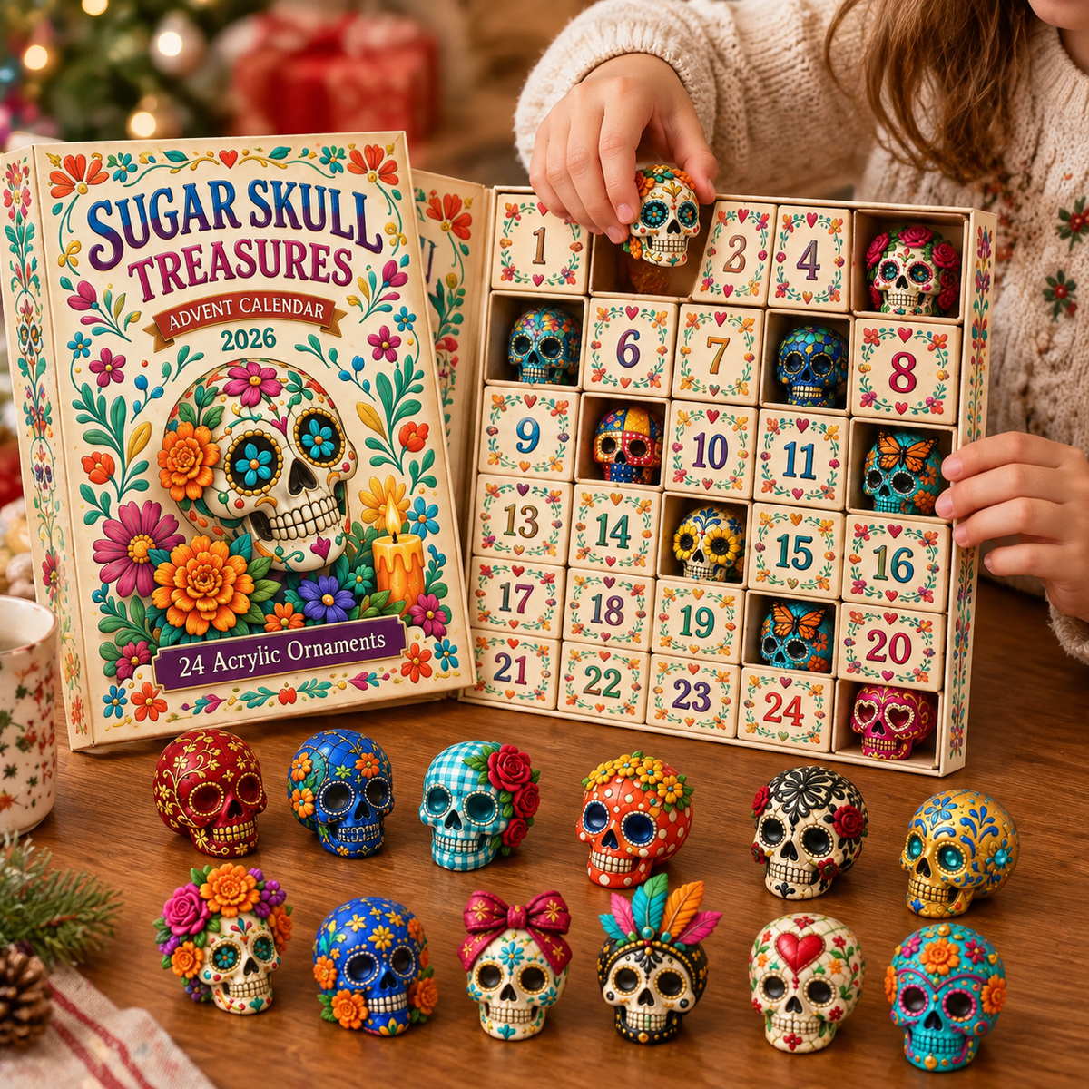 24 Days of Sugar Skull Treasures Advent Calendar