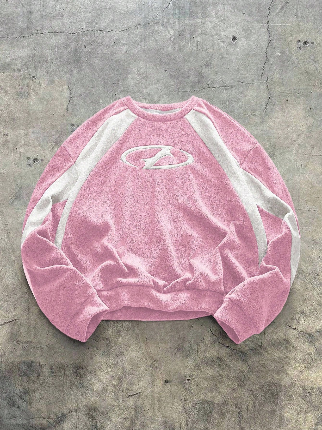 Loose Knitted Long Sleeve Pullover Sweatshirt