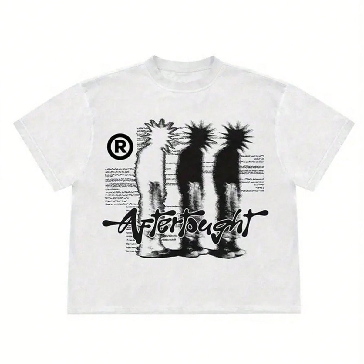 Afterthought Graphic White Tee