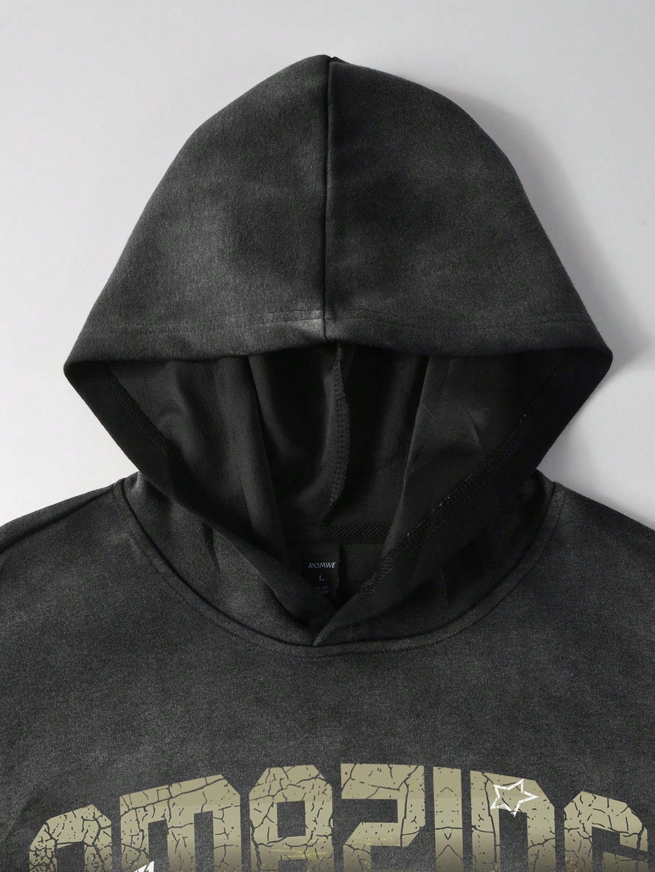 Amazing Face Graphic Vintage Print Hoodie