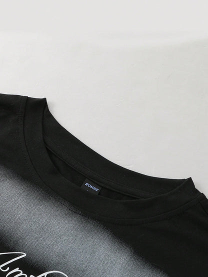 Ambition Faded Striped Long Sleeve Oversized Tee
