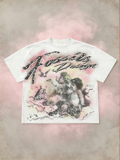 Angel Graphic Oversized T-Shirt