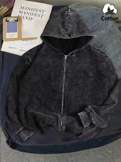 Autumn And Winter “It Is What It Is” Pattern Men’s Hoodie