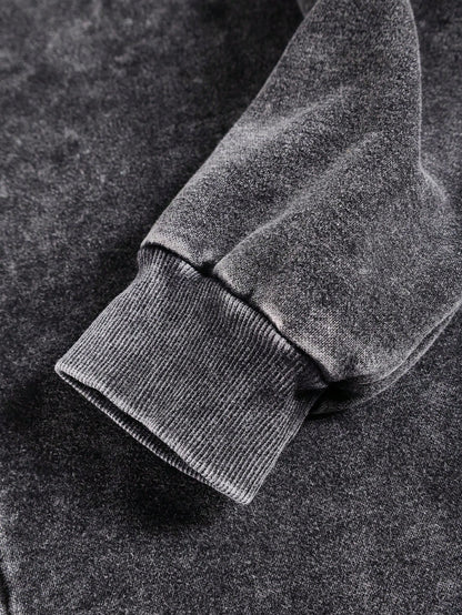 Autumn And Winter “It Is What It Is” Pattern Men’s Hoodie