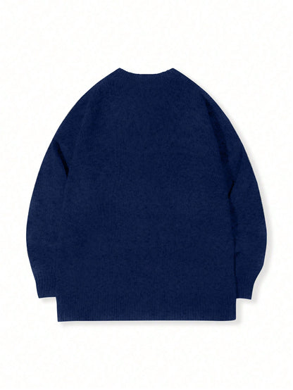 Winter New Arrivals Men's Wear Minimalist Solid Colors Casual Sweater