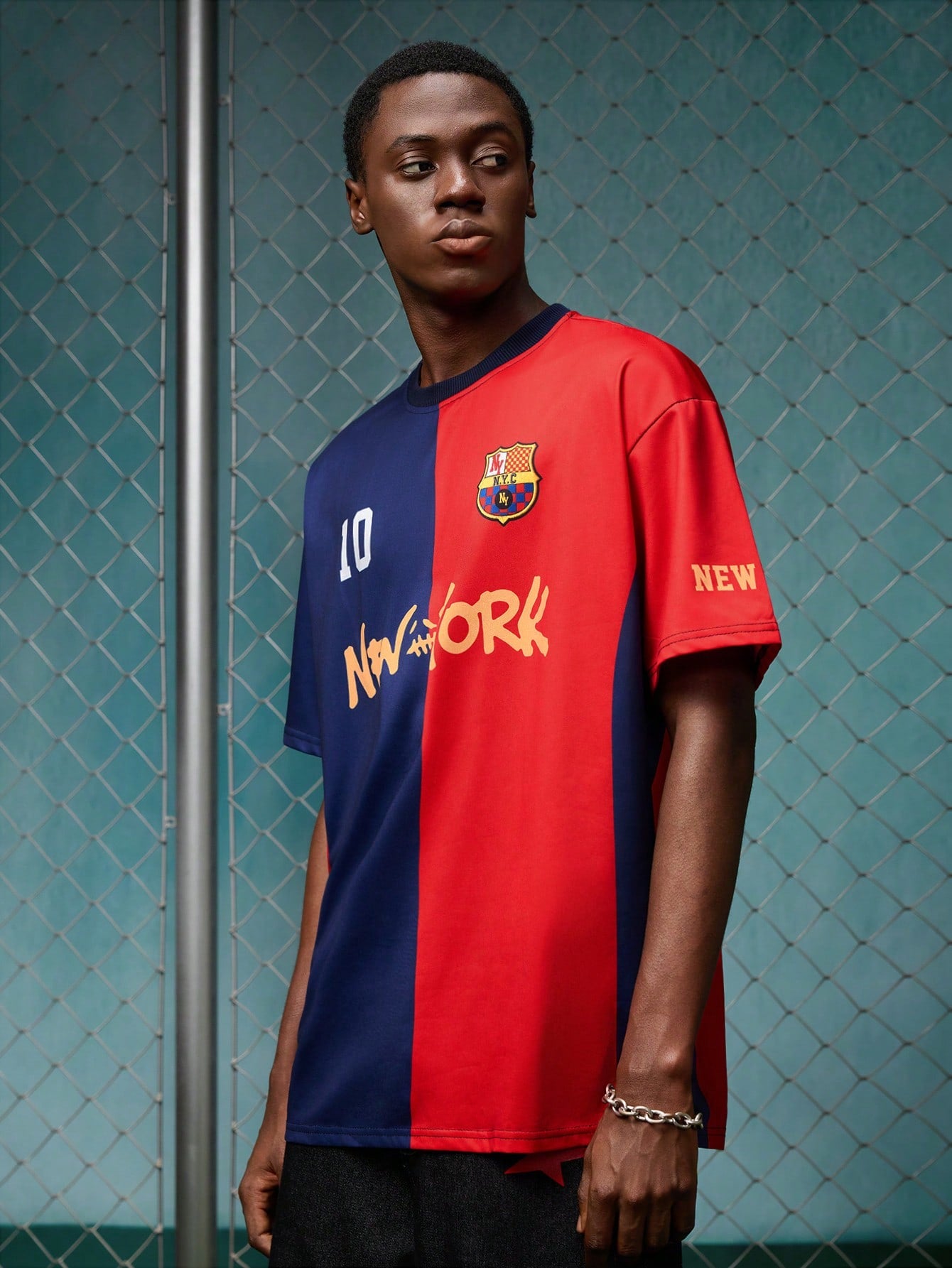 Barcelona x  Travis Scott Retro Blokecore Contrast Sports Jersey