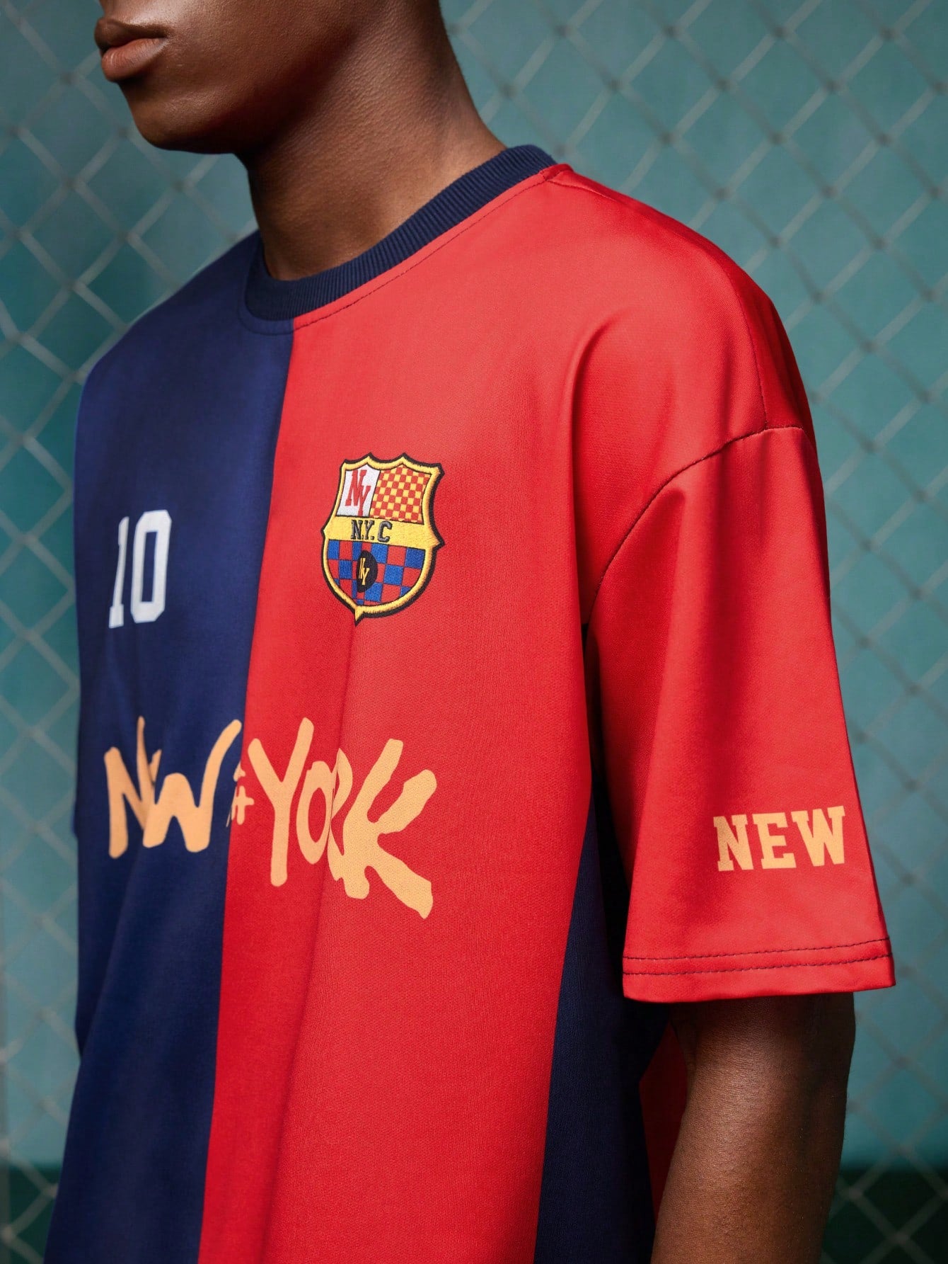 Barcelona x  Travis Scott Retro Blokecore Contrast Sports Jersey