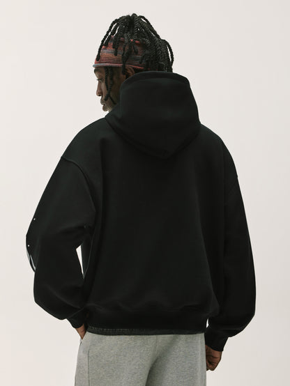 Baseblock Black Flame Hoodie Men's