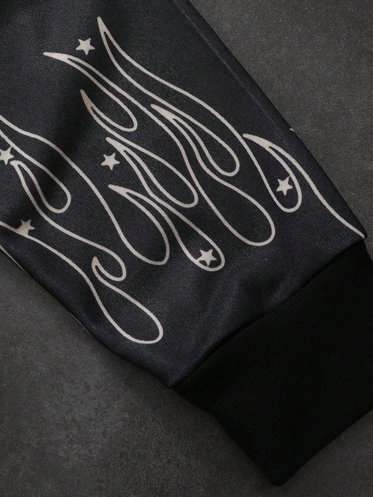 Black Graphic Faith Over Fear Hoodie