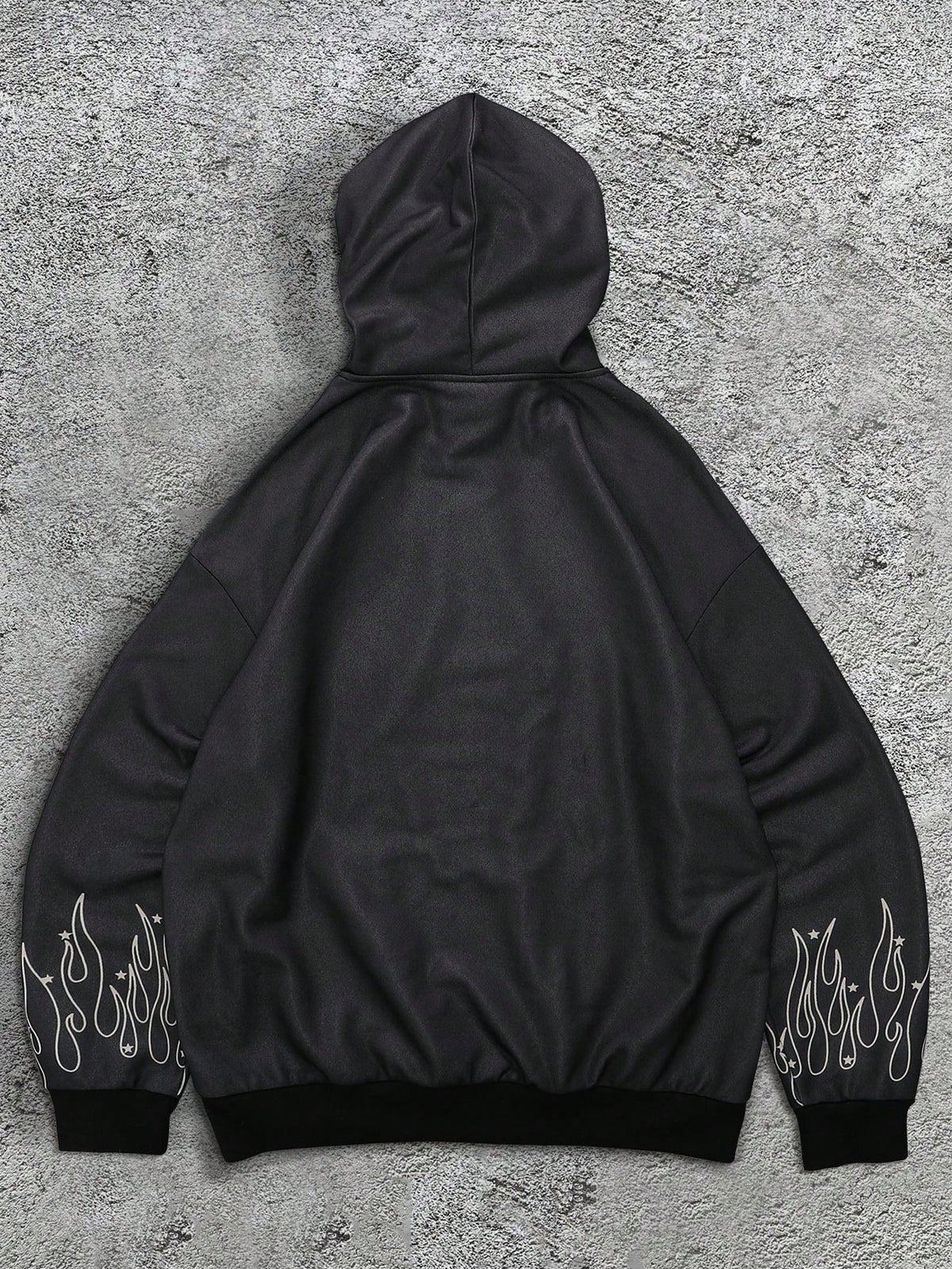Black Graphic Faith Over Fear Hoodie
