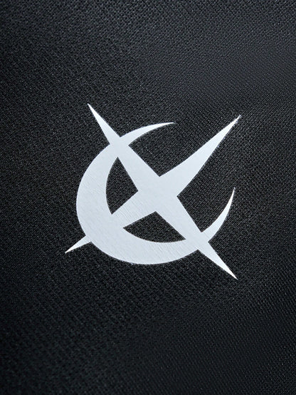Black Sherpa Lined Star Logo Graphic Hoodie
