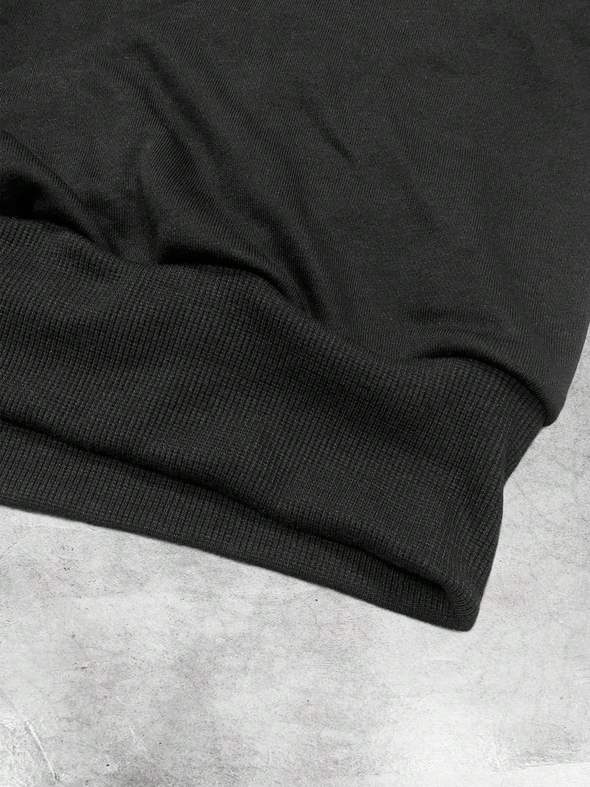 Black Streetwear Graphic Hoodie